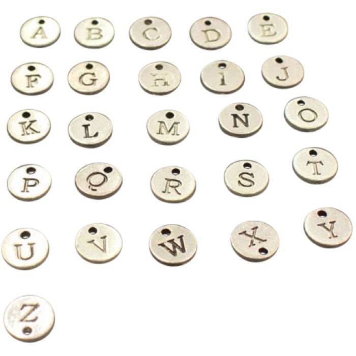 Initial Charms for Cremation Ashes Necklace