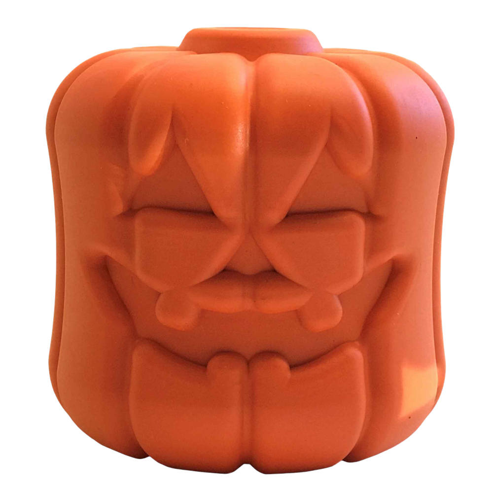 Jack O' Lantern Dog Toy - Durable Halloween Chew Toy for Large Dogs | USA Made Large Jack-O-Lantern Toy