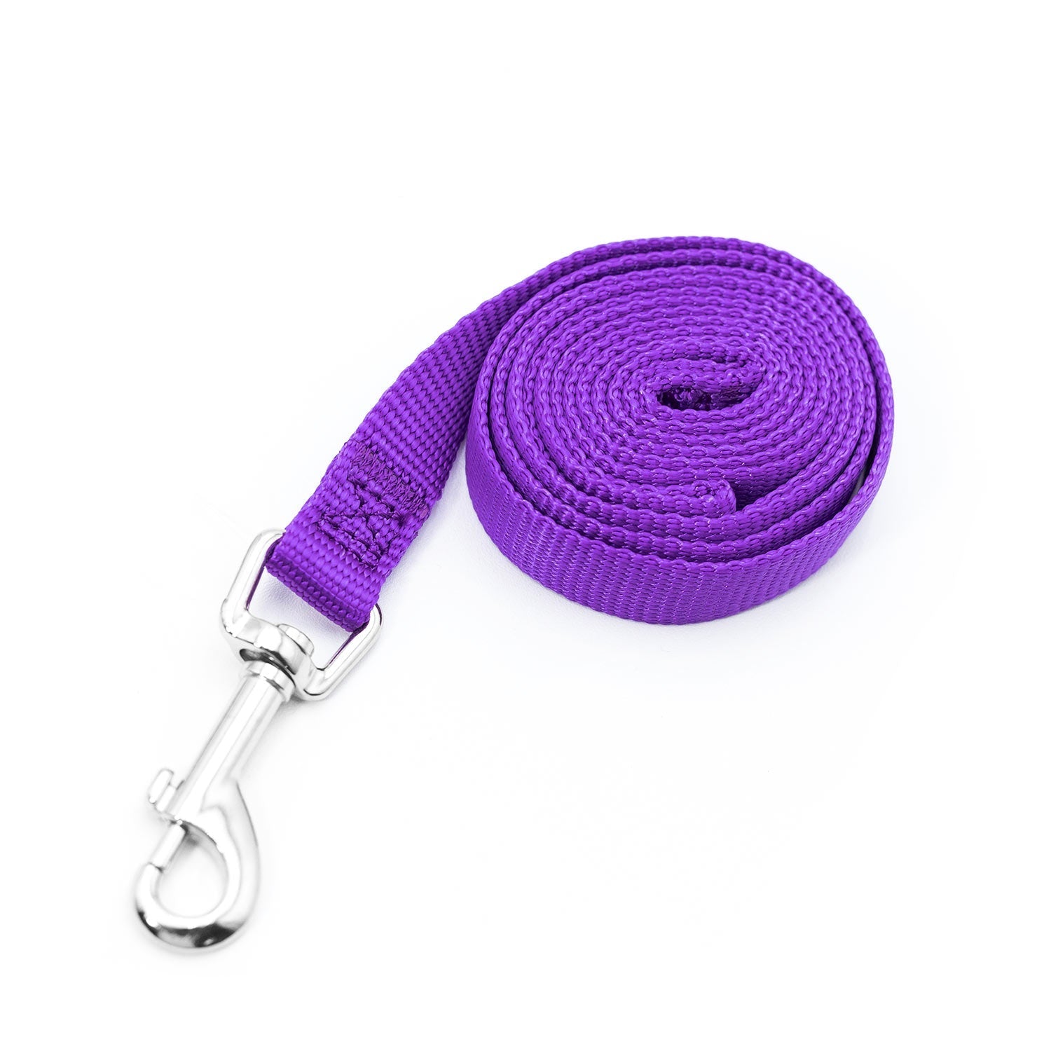 Jeffers 1-Ply Web Nylon Dog Leashes Purple