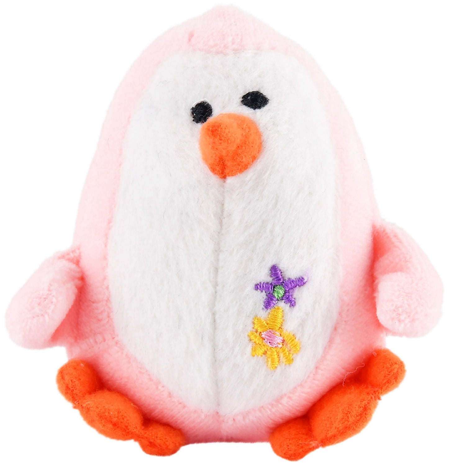 Jeffers Plush Penguin Squeaker Toy for Puppies & Small Dogs Pink 1 ct