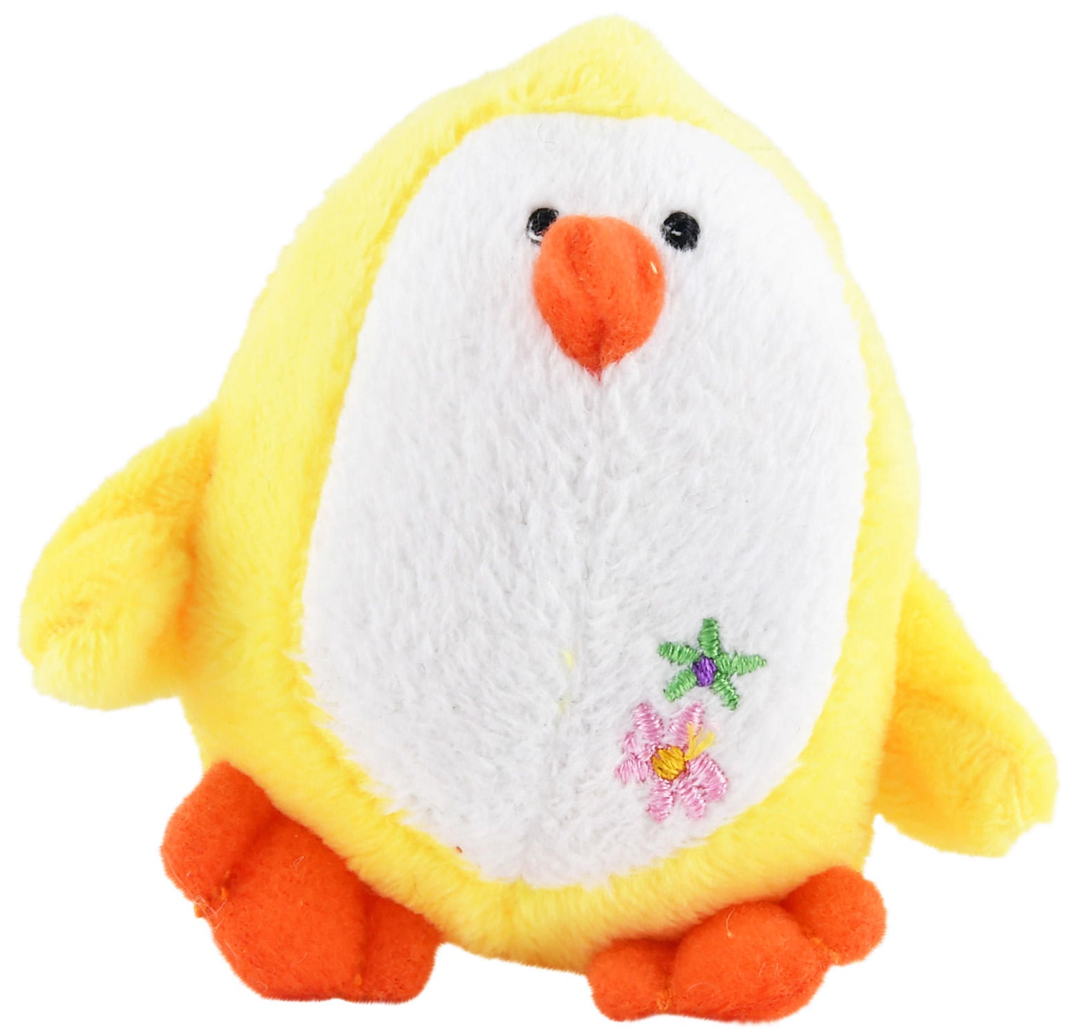 Jeffers Plush Penguin Squeaker Toy for Puppies & Small Dogs Yellow 1 ct