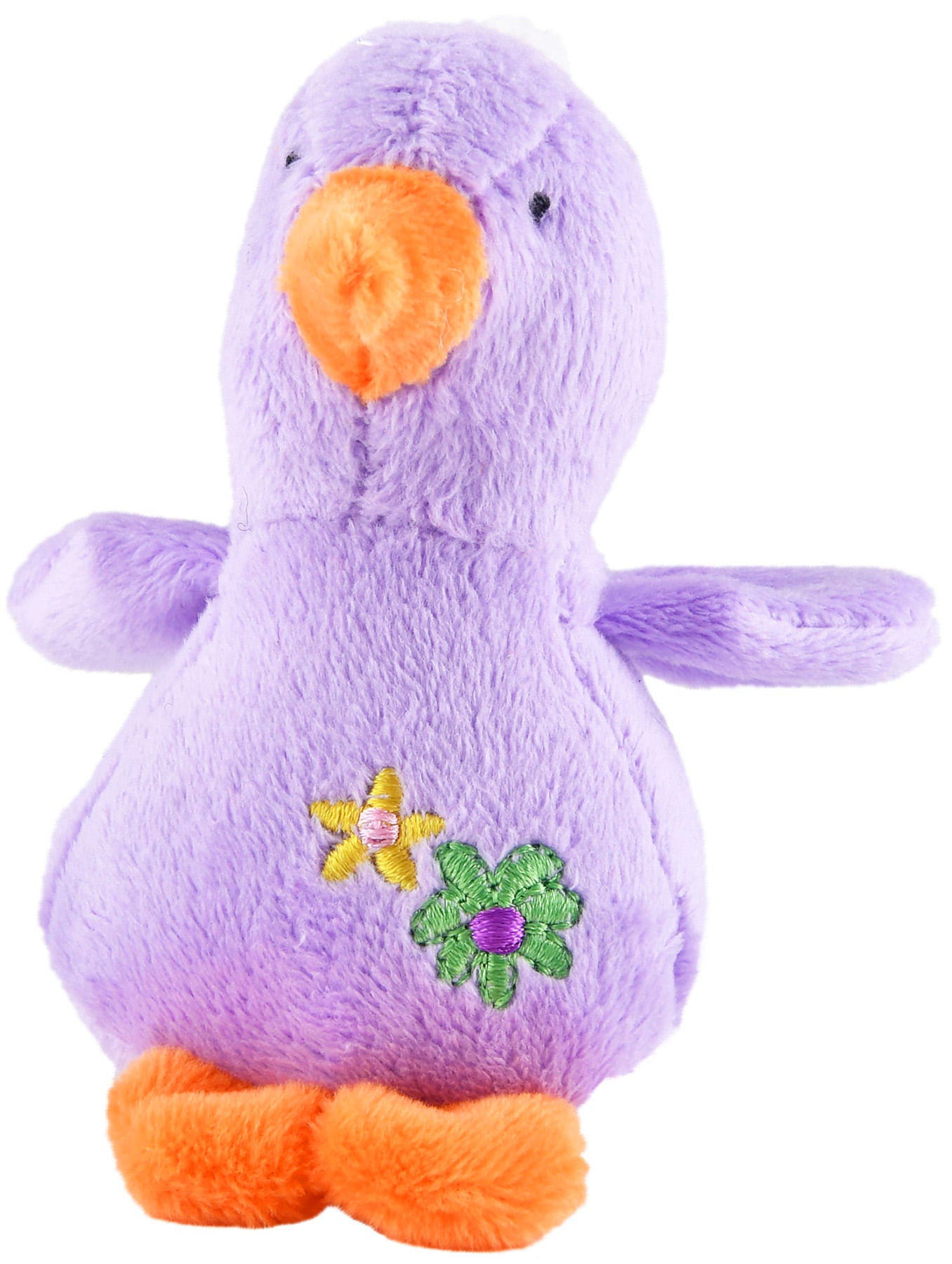 Jeffers 4" Baby Duck Plush Squeaker Dog Toys Purple 1 ct