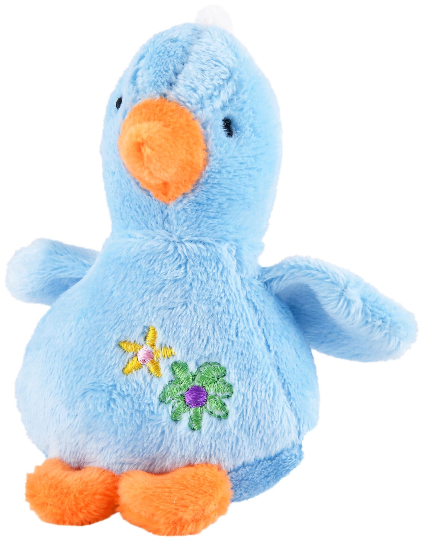 Jeffers 4" Baby Duck Plush Squeaker Dog Toys Blue 1 ct