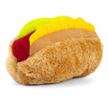 Jeffers American Grill Time Plush Squeaker Dog Toys - Hamburger or Hot Dog Hotdog 6" 1 ct