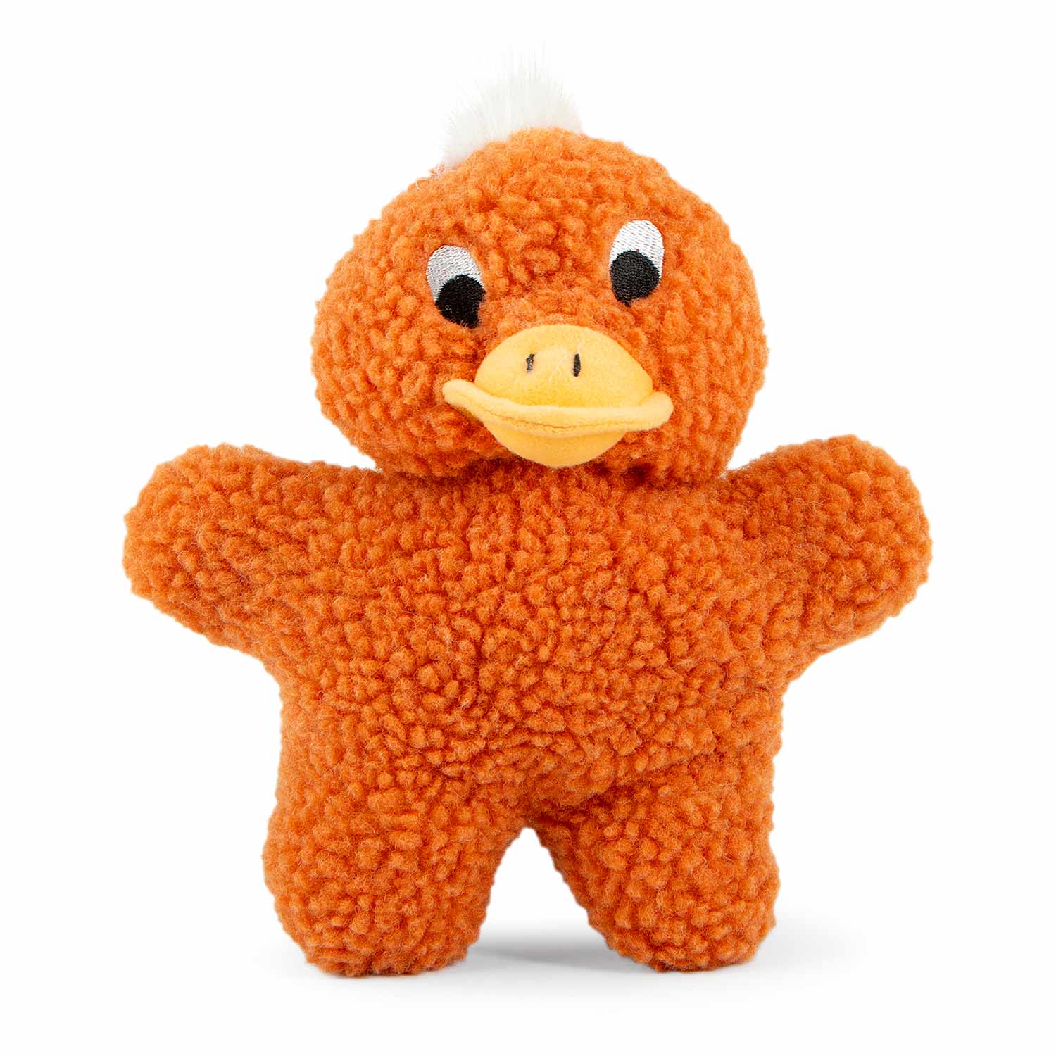 Jeffers Animal Fuzzies Plush Squeaker Dog Toys Duck 1 ct
