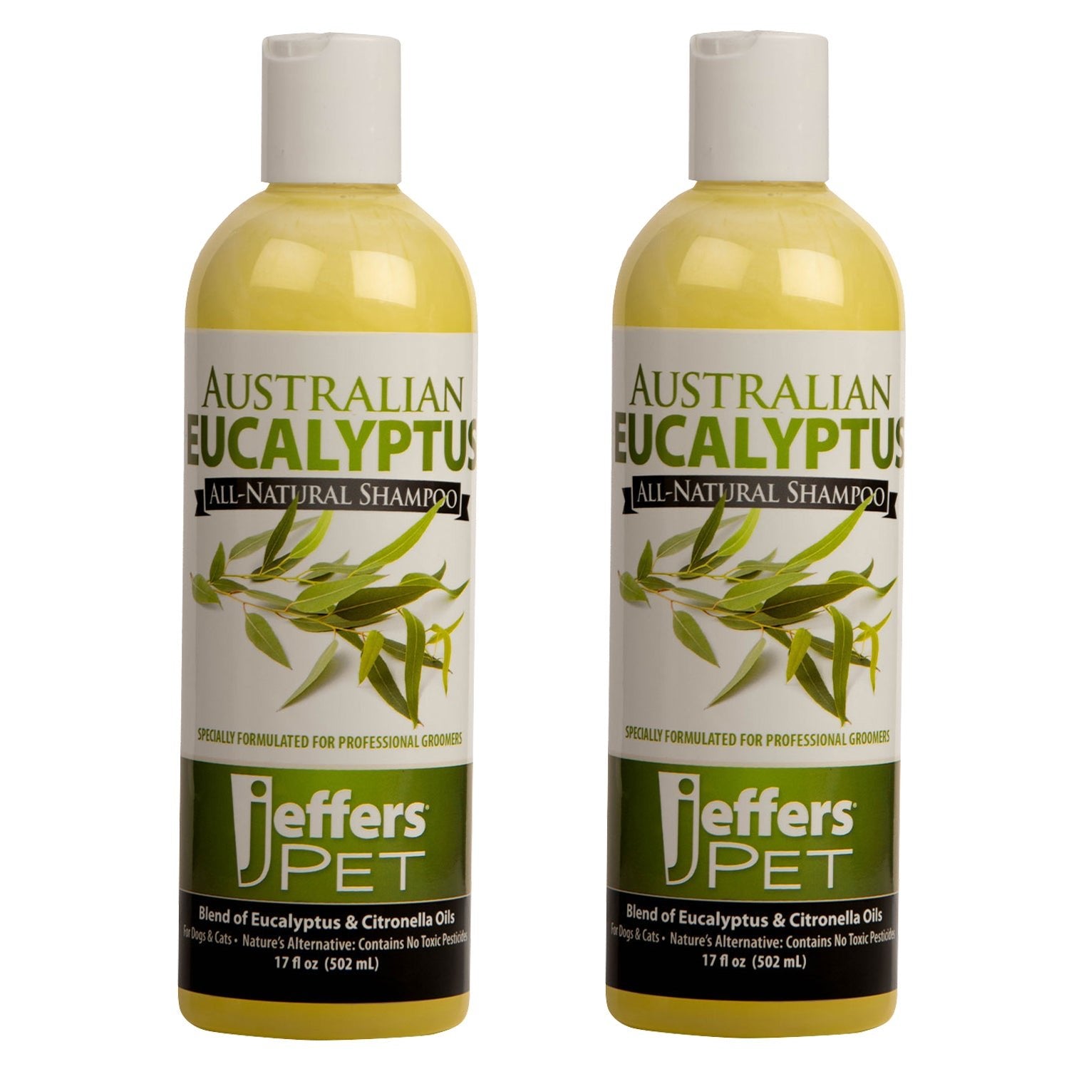 Jeffers Australian Eucalyptus All-Natural Dog Shampoo - Aids in Repelling Fleas, Ticks, Flies & Mosquitos Eucalyptus & Citrus 17 oz 2