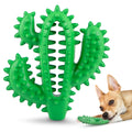 Jeffers Cactus Natural Rubber Dental Chew Toy for Dogs for Healthy Chewing Habits Green Medium 1