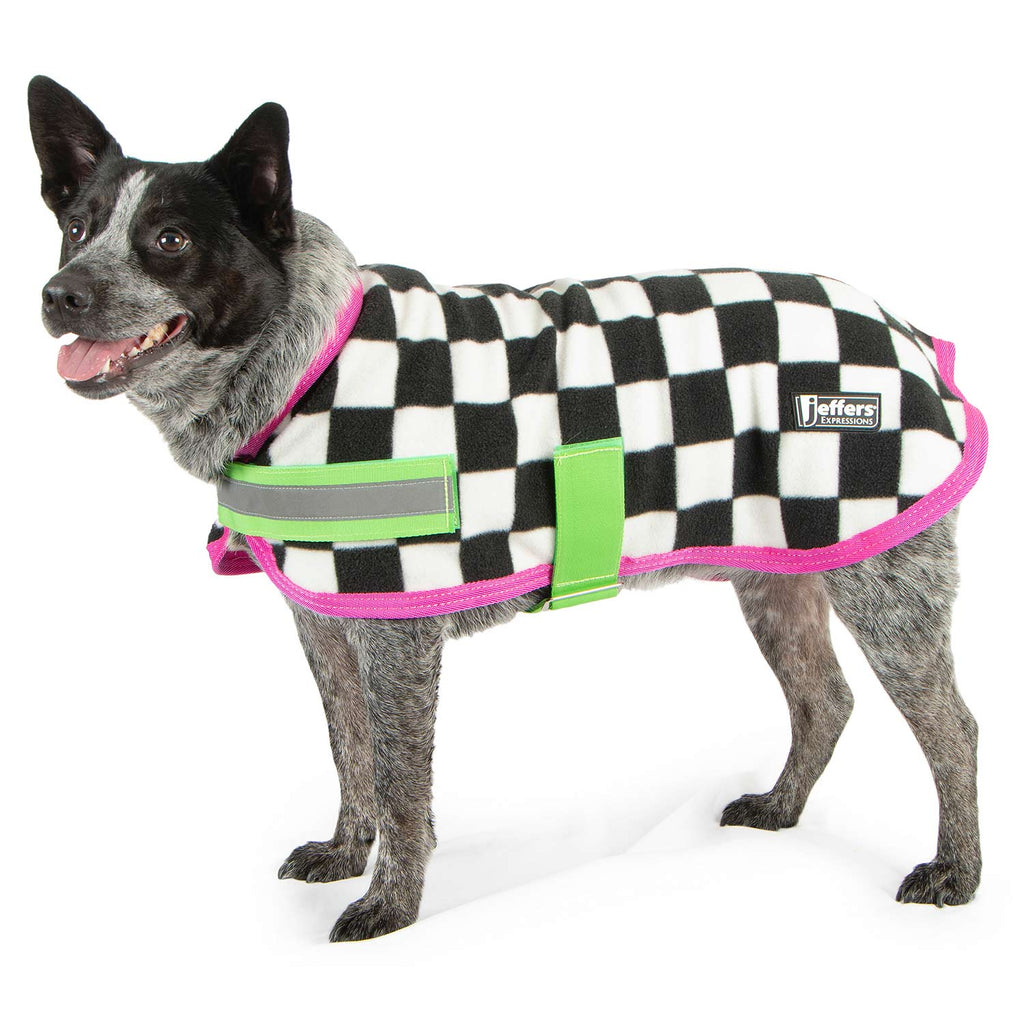 Jeffers Expression Moisture-Wicking Fleece Dog Coat Skater Pup