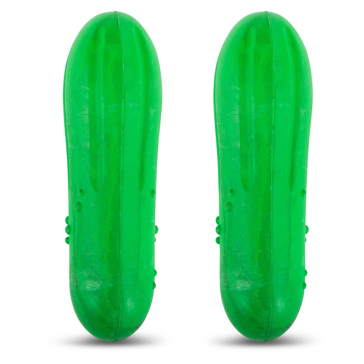 Jeffers Floating Natural Rubber Dog Chew Toy with Vanilla Scent for Dental Health and Water Play Cucumber Medium 2