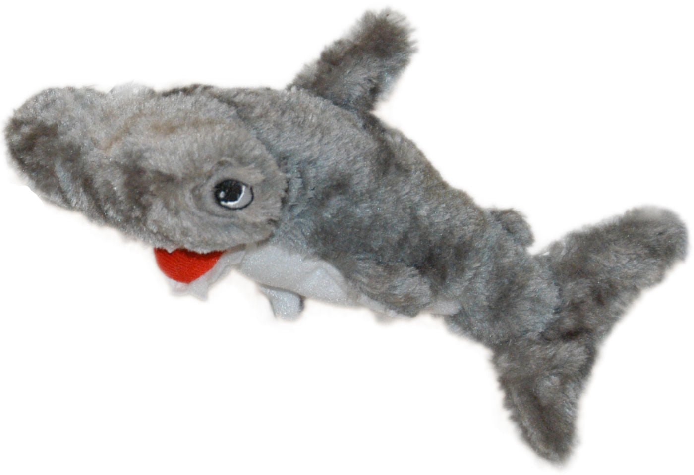 Jeffers Hammerhead Shark Plush Squeaker Dog Toy, 8", Each 1 ct