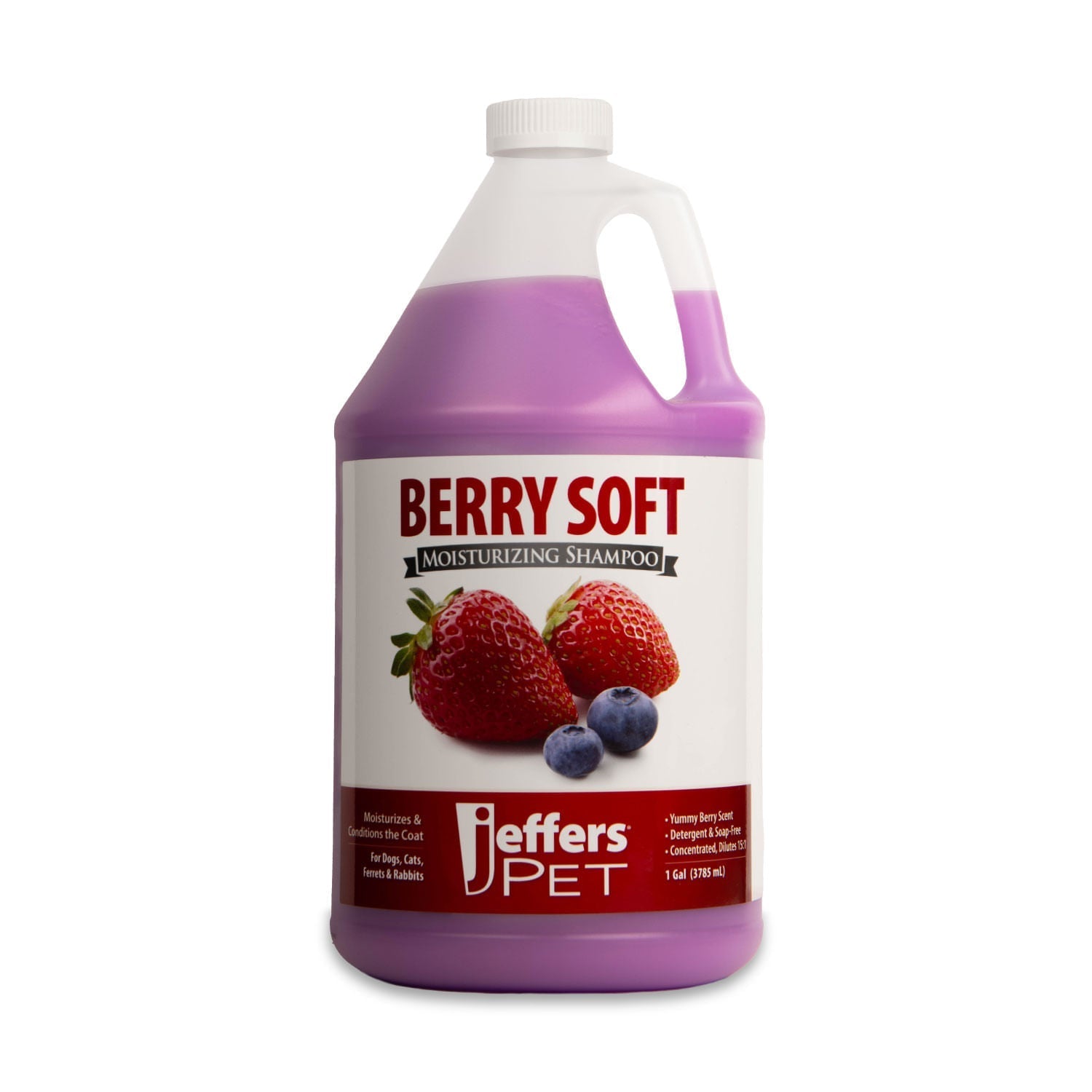 Jeffers Moisturizing Shampoos for Pets gallon Berry Soft 1