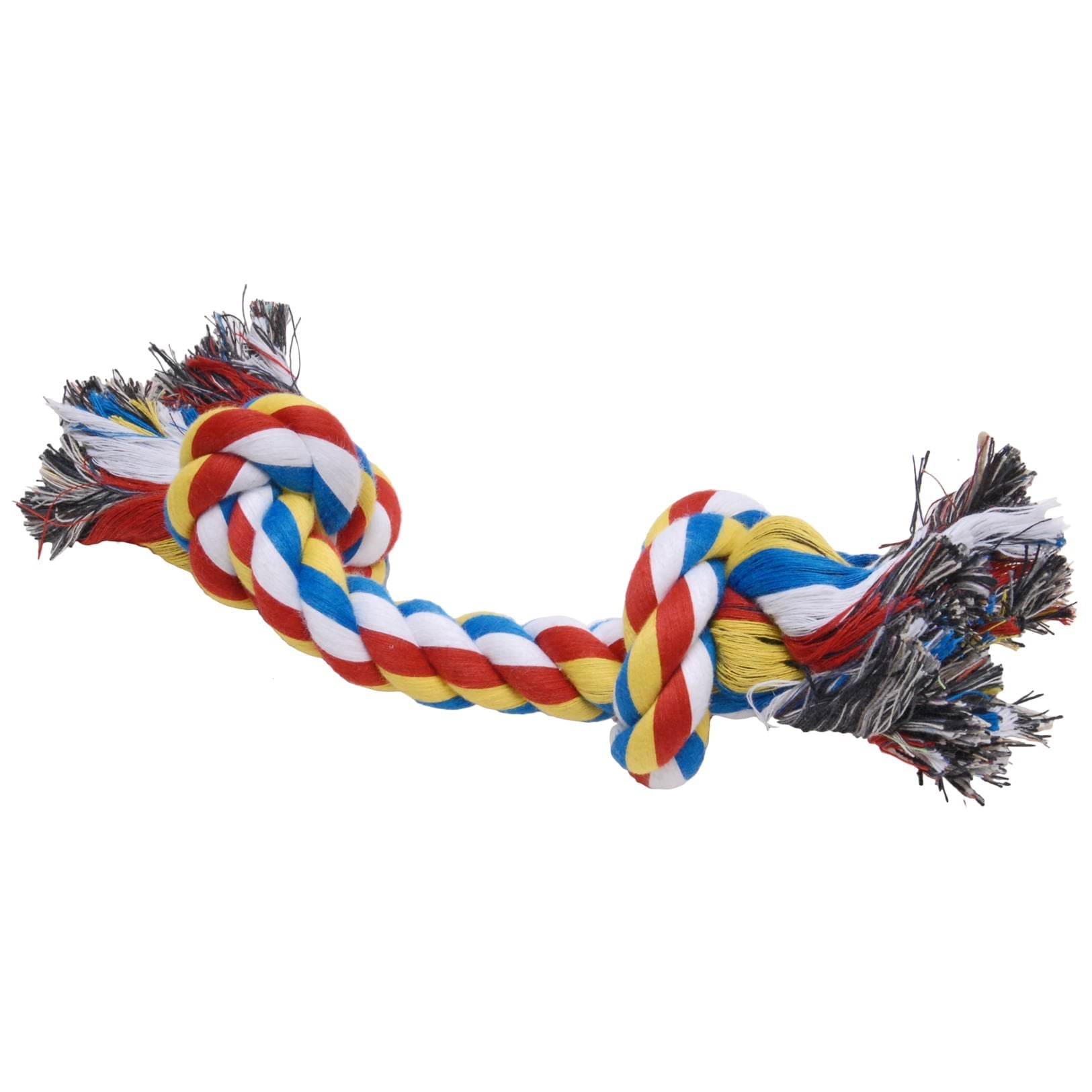 Jeffers Multi-Colored Braided Rope Bone Tug Toy for Dogs 1 ct