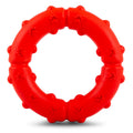 Jeffers Paw Ring Tugger Natural Rubber Dog Dental Chew & Fetch Toy Assorted Medium 1