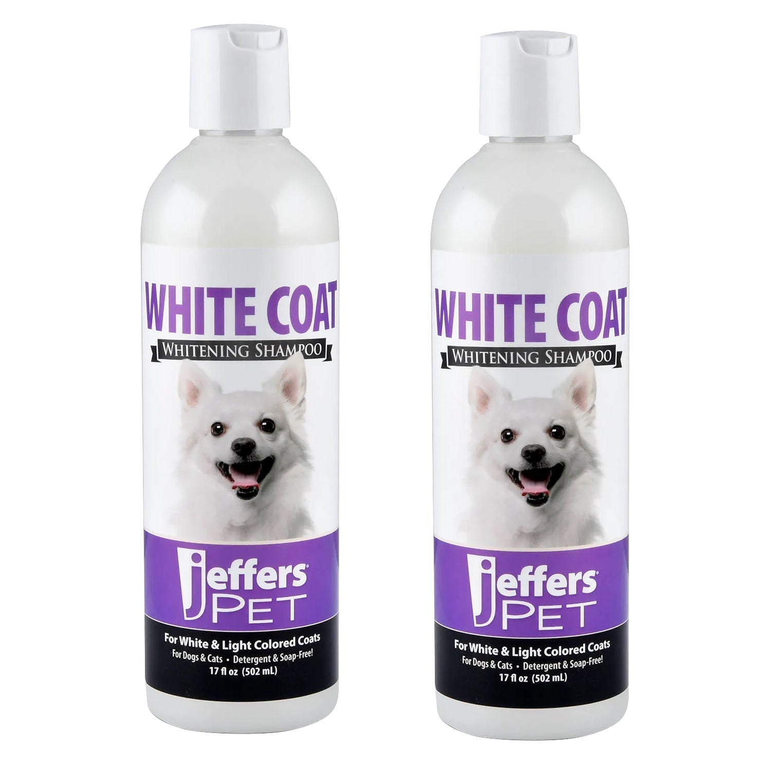 Jeffers Pet White Coat Whitening Dog & Cat Shampoo Berry 17 oz 2