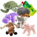 Jeffers Plush Animals Share the Love Squeaker Dog Toys, 7 Piece Kit Default Title