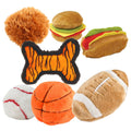 Jeffers Plush Shapes Share the Love Squeaker Dog Toys, 7 Piece Kit 7 Piece