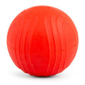 Jeffers Red Bouncing Ball with Waves Natural Rubber Dental Dog Chew Toy for Energetic Play Red Medium 1