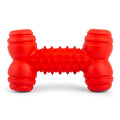 Jeffers Red Dental Bone Natural Rubber Dog Chew Toy for Healthy Teeth and Gums Red Small 1
