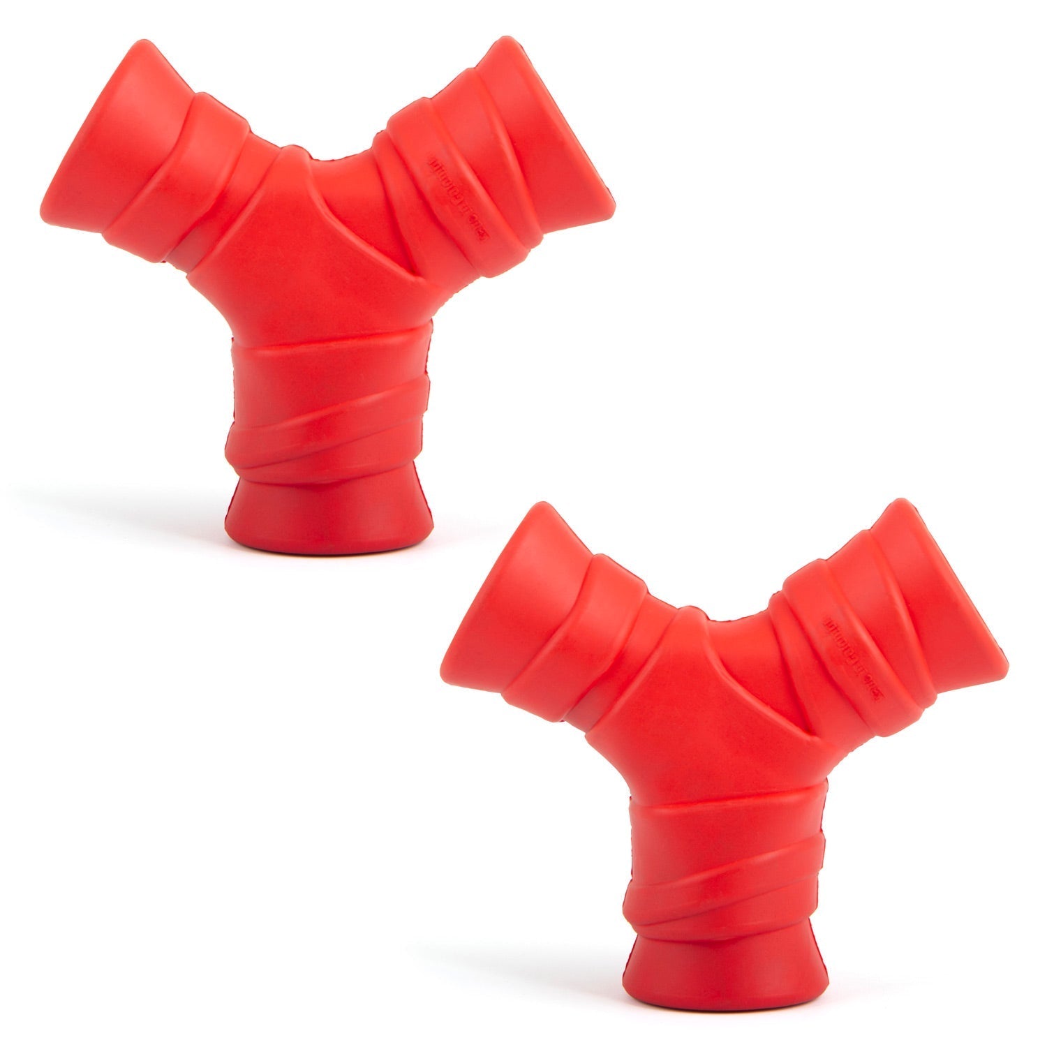 Jeffers Red "Y" Natural Rubber Dental Dog Chew Toy for Medium Chewers Red Medium 2