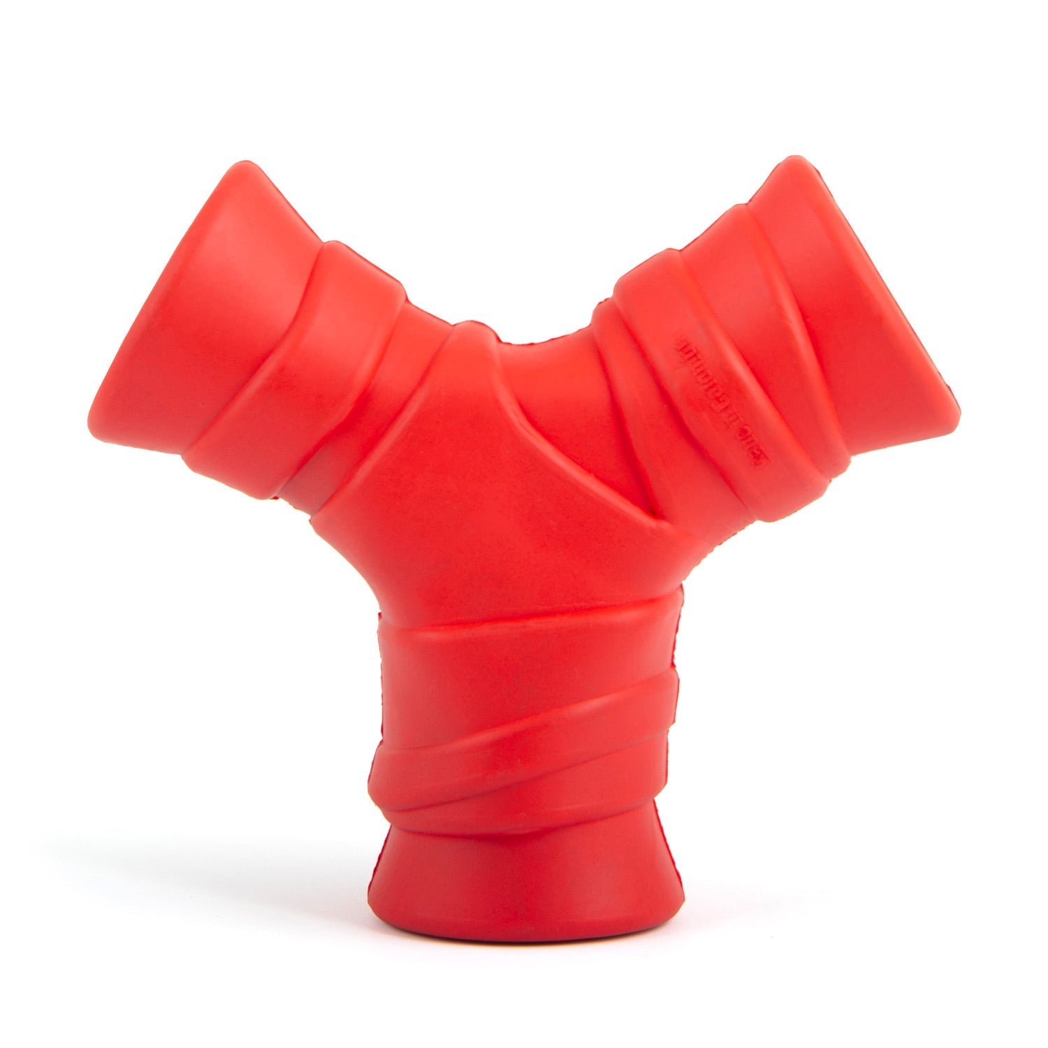 Jeffers Red "Y" Natural Rubber Dental Dog Chew Toy for Medium Chewers Red Medium 1