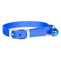 Jeffers Solid Adjustable Nylon Cat Collars Blue