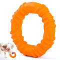 Jeffers Wavy Ring Tugger Natural Rubber Dog Chew Toy for Tug, Fetch & Dental Support Multi Medium 1