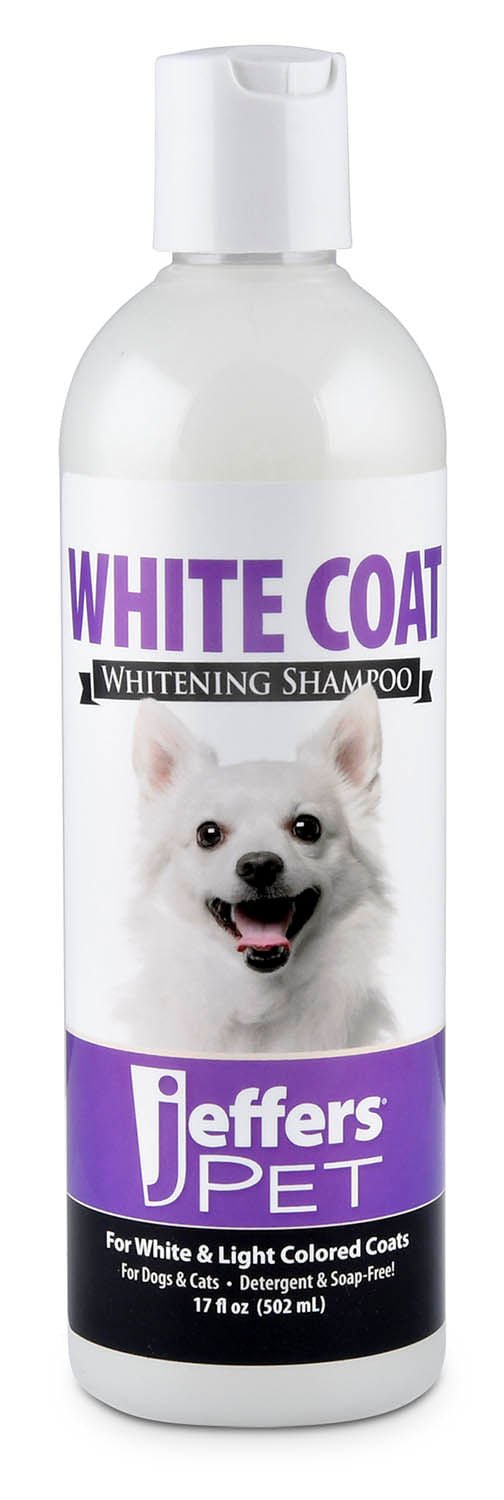 Jeffers Pet White Coat Whitening Dog & Cat Shampoo Berry 17 oz 1
