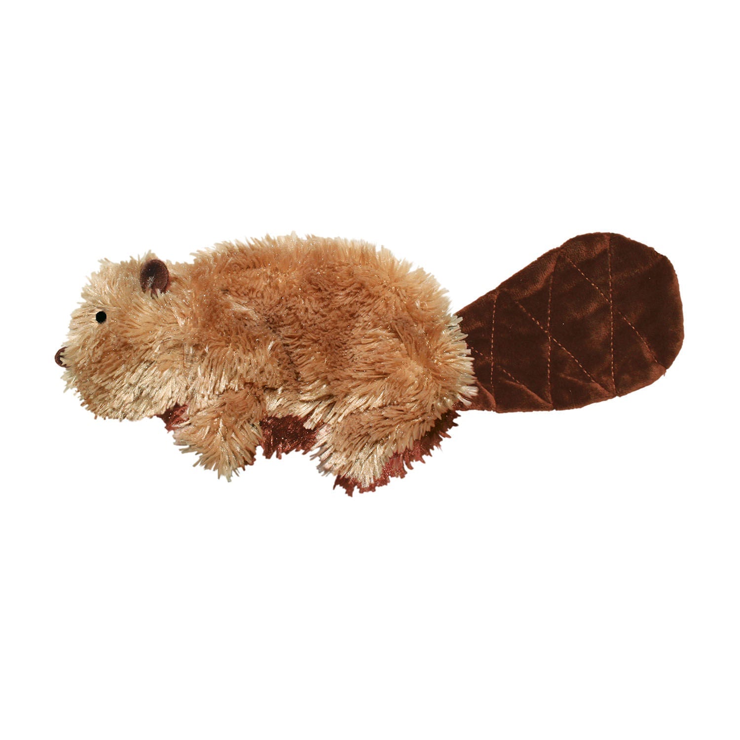 KONG Dr. Noyz X-Small Plush Dog Toys – Stuffing-Free, Soft Cuddle Toy with Removable and Extra Squeaker for Small Dogs Beaver XSmall 1 ct