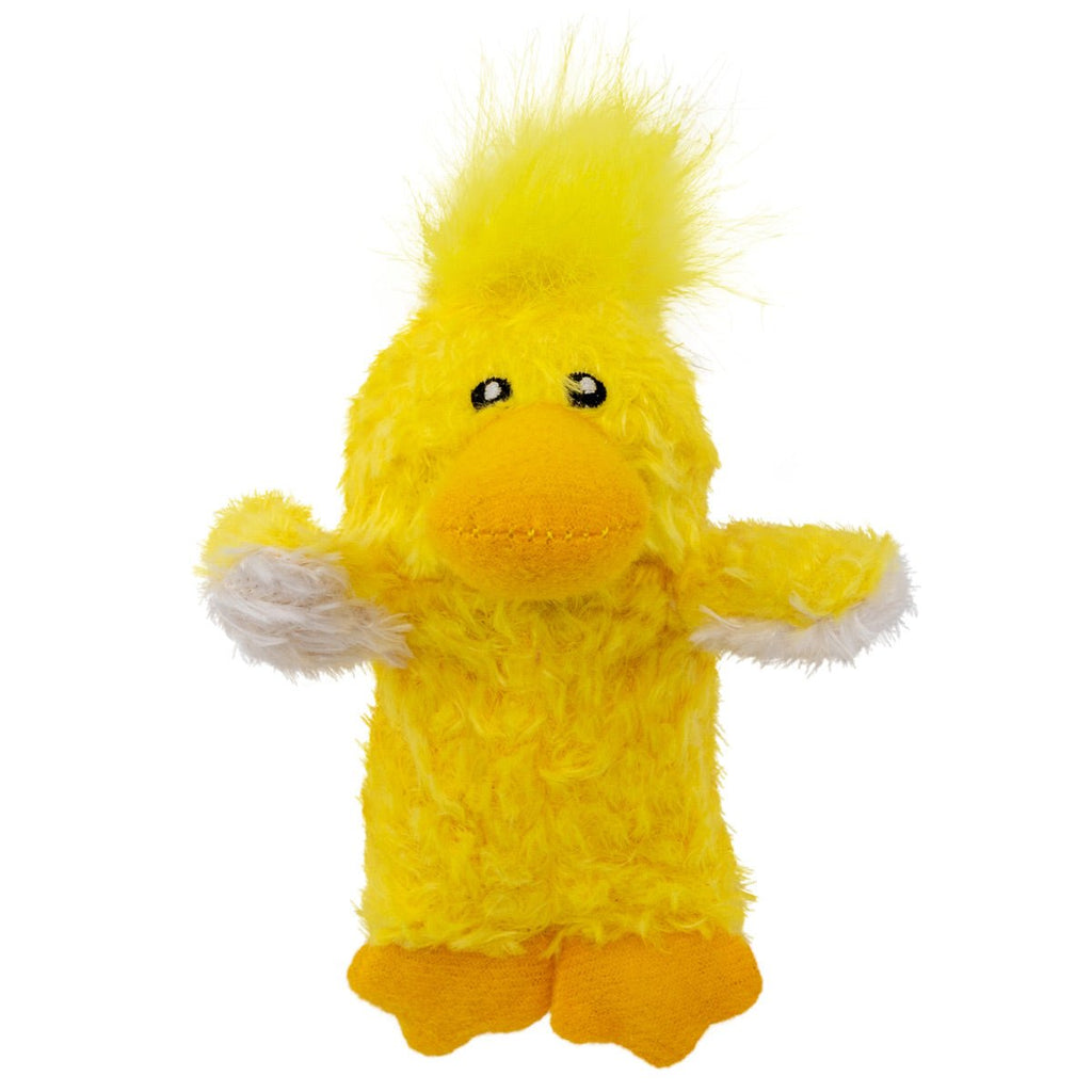 KONG Dr. Noyz X-Small Plush Dog Toys – Stuffing-Free, Soft Cuddle Toy with Removable and Extra Squeaker for Small Dogs Duckie XSmall 1 ct