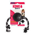 KONG Extreme Ball with Rope Dog Toy Black Large 1
