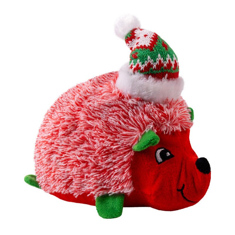 KONG Holiday Comfort Plus HedgeHug Dog Toy with Squeaker, Assorted Colors Medium Assorted 1 ct