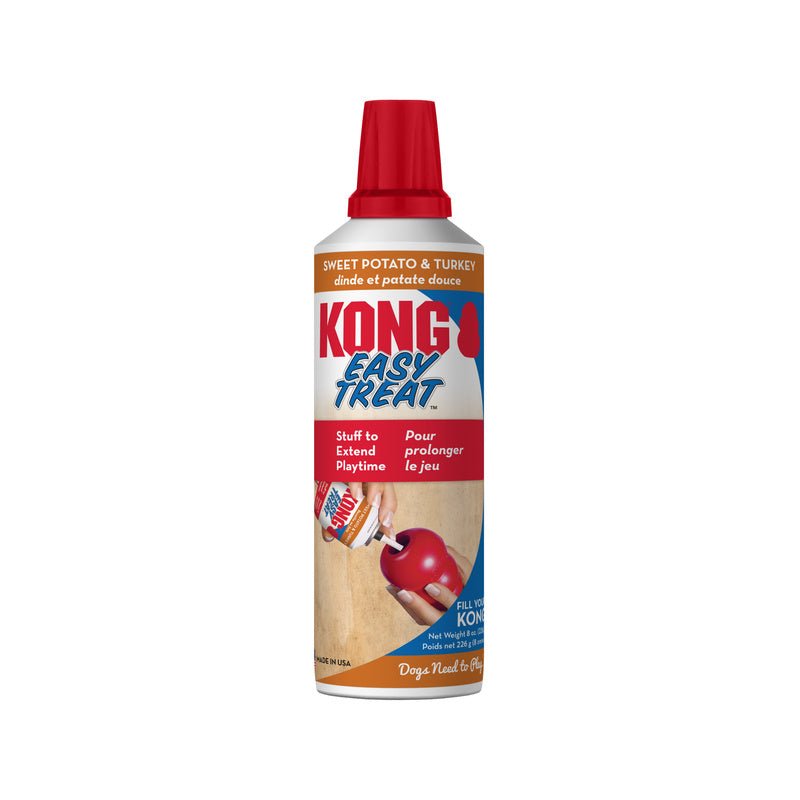 KONG Holiday Easy Treat® Turkey & Sweet Potato – Stuffable Dog Treat, Low-Calorie, Perfect for KONG Toys Turkey & Sweet Potato 8 oz