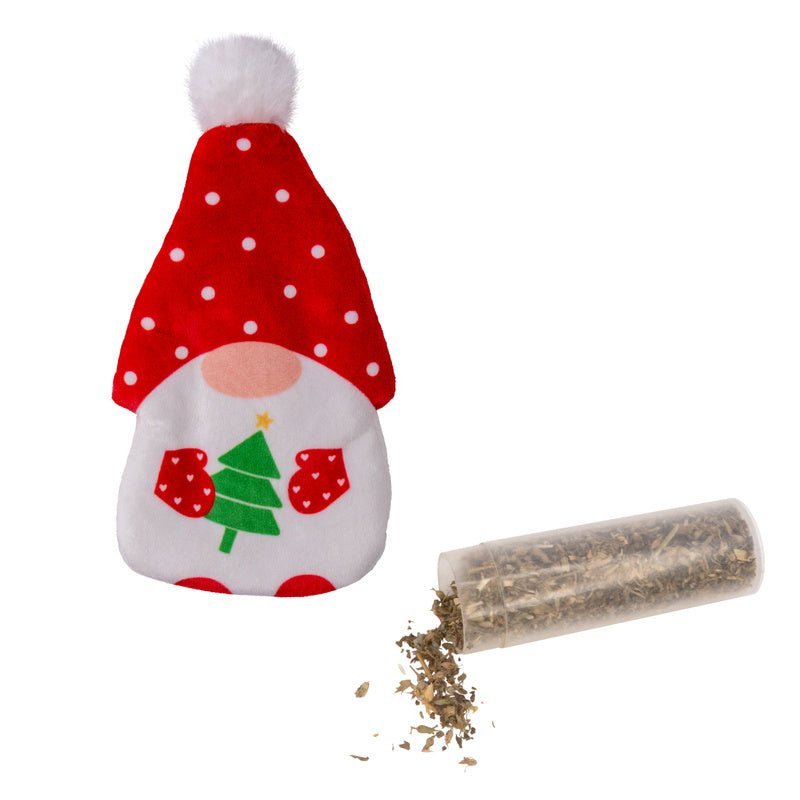 Kong Holiday Refillables Catnip Cat Toys Gnome 1 ct
