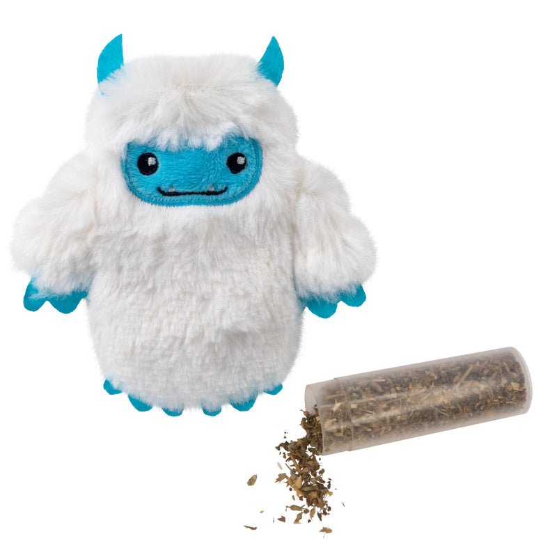 Kong Holiday Refillables Catnip Cat Toys Yeti 1 ct