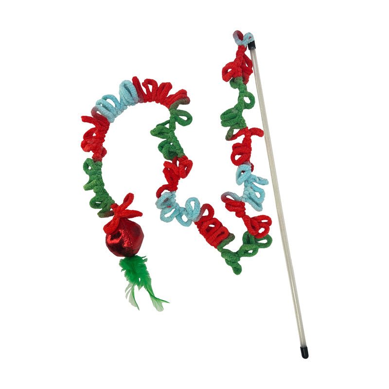 KONG Holiday Teaser Loopz with Catnip Cat Toy 1 ct