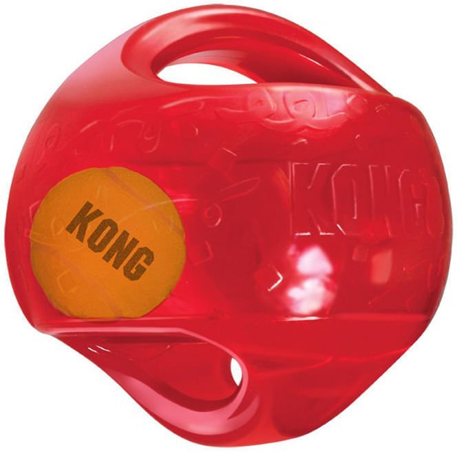 KONG Jumbler Ball Squeaker Dog Toy L XL Assorted