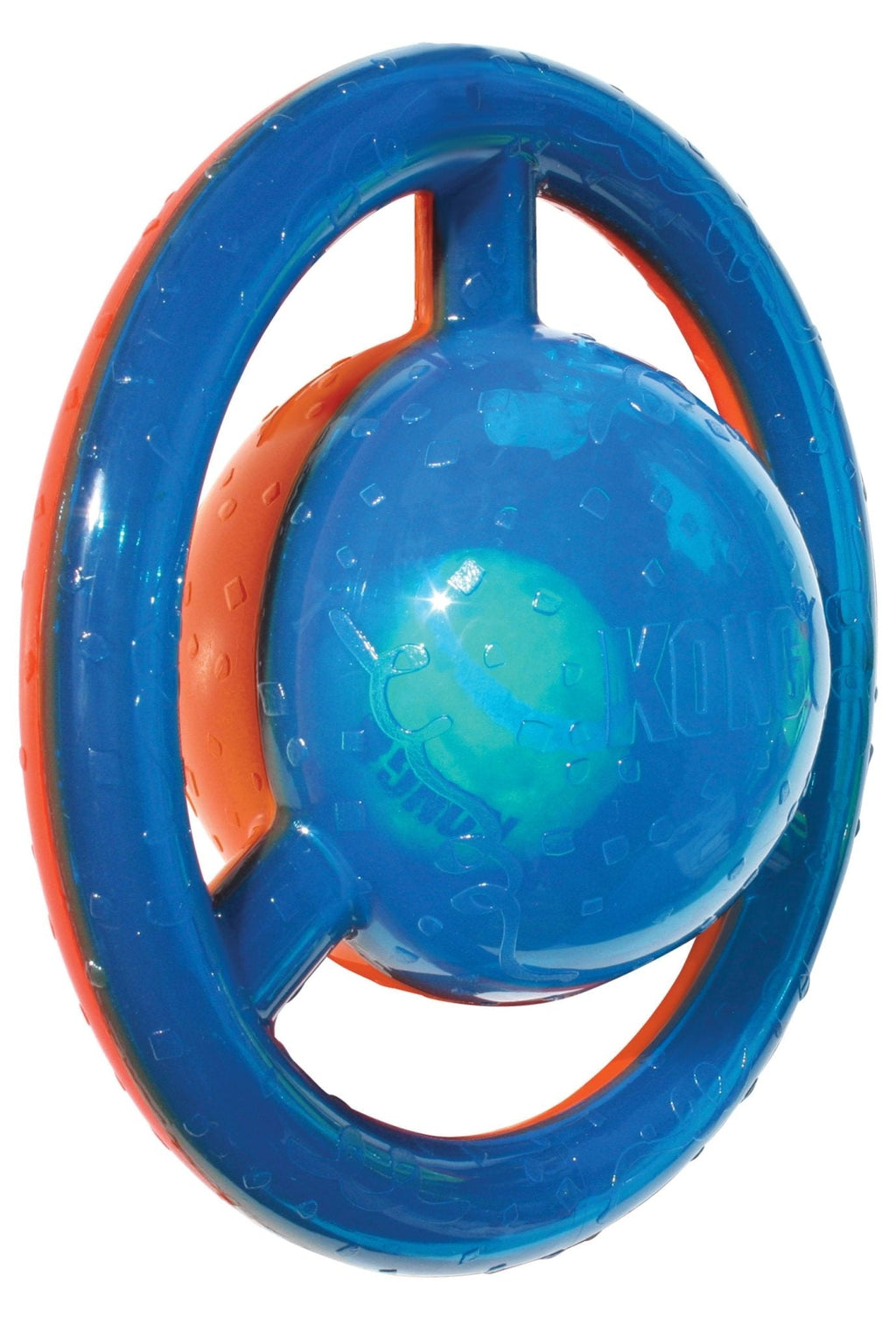 KONG Jumbler Disc Squeaker Dog Toy M L Assorted