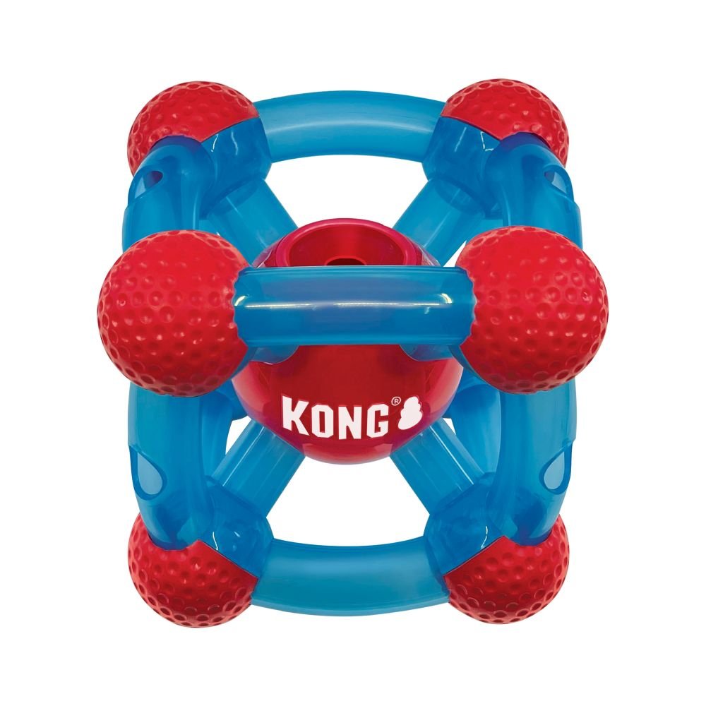 KONG Rewards Tinker Treat Dispensing Dog Toy Medium Large Red Blue Each