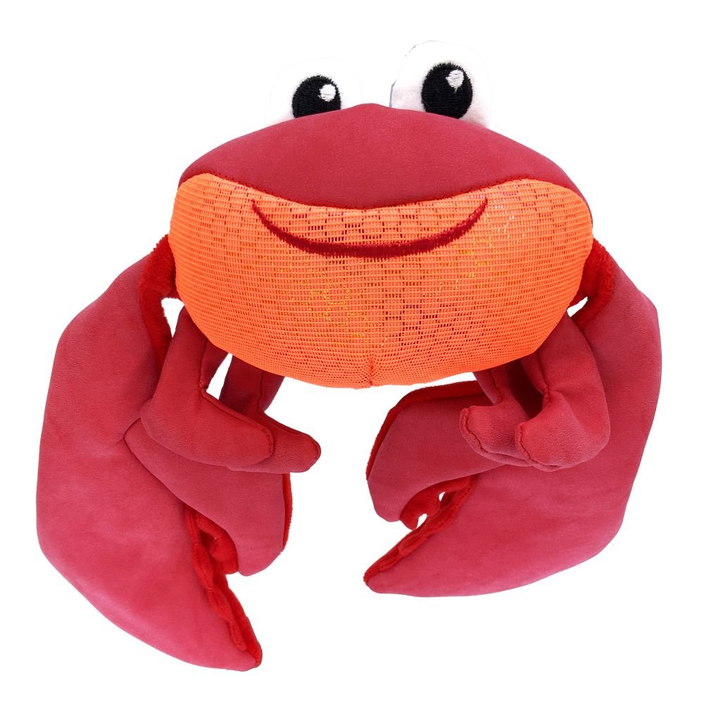 KONG Shakers Shimmy Crinkle & Squeak Dog Toy Crab Medium 1 ct