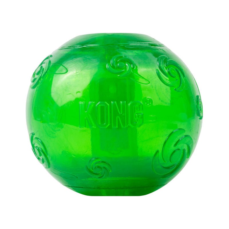 KONG Squeezz® Holiday Dog Toys – Fun Fetch & Chew Toys, Assorted Colors Ball Large 1 ct