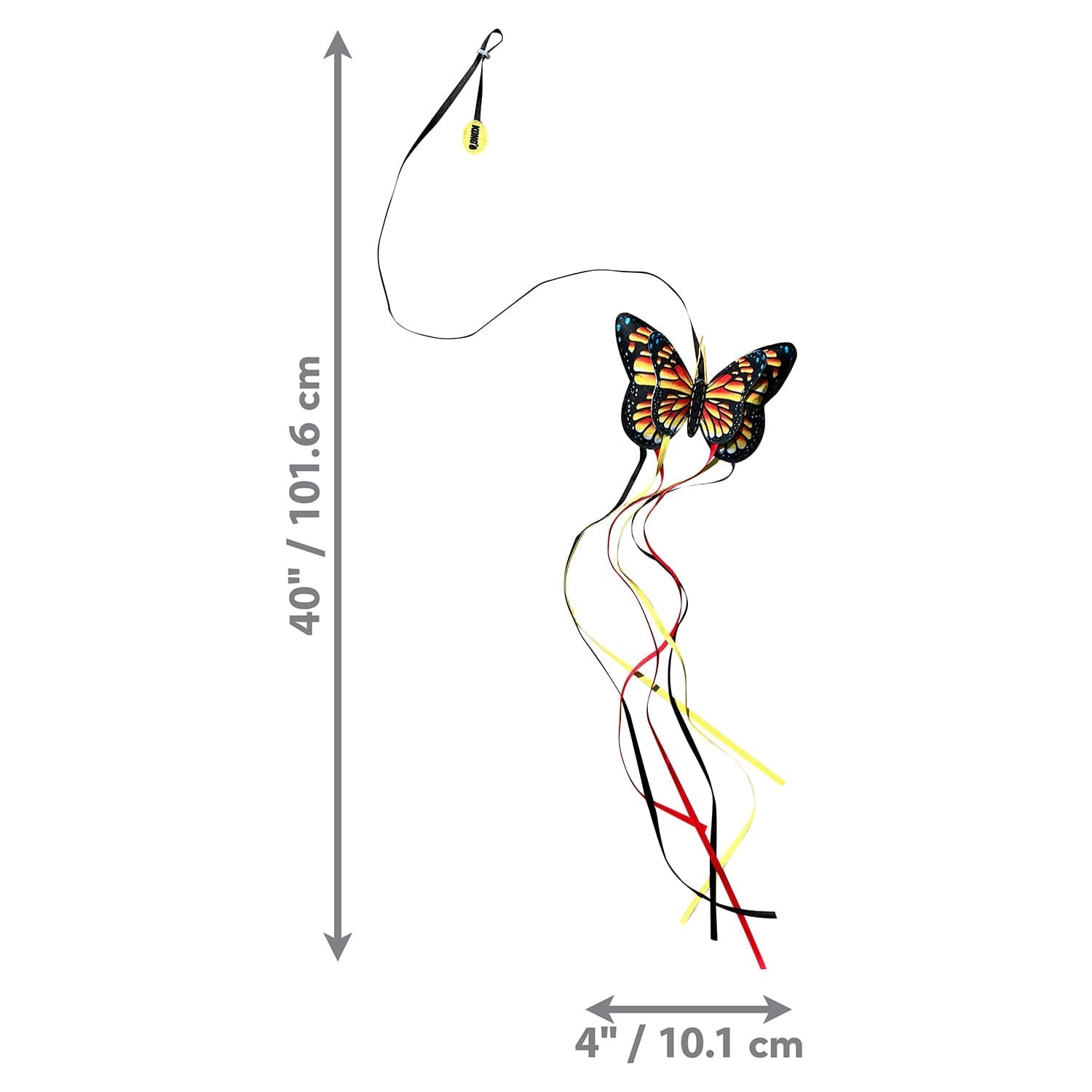 KONG Teaser Butterfly Cat Toy, Assorted