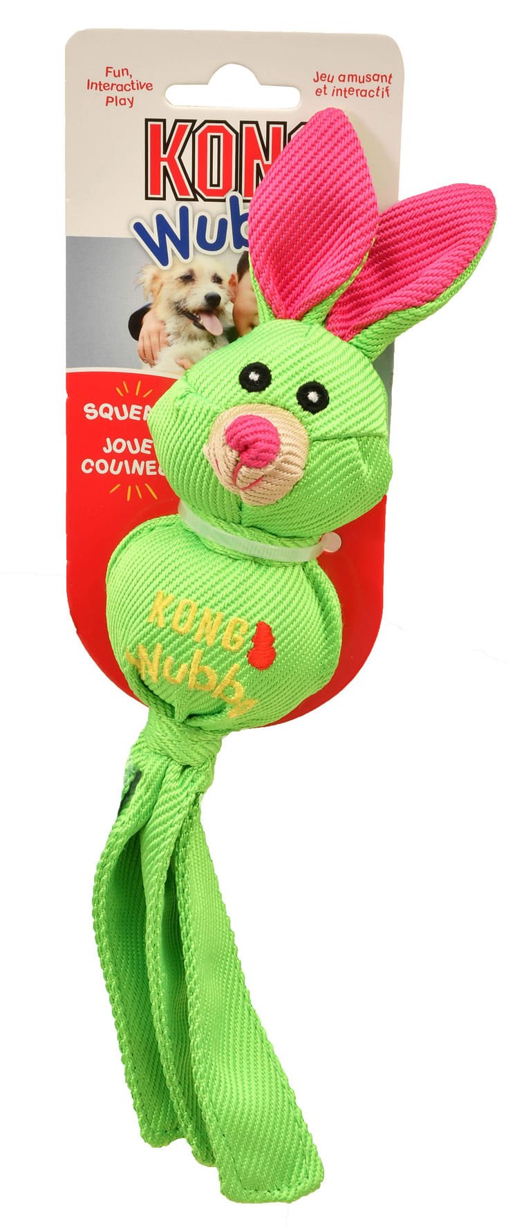 KONG Wubba Ballistic Friends Durable Squeaker Dog Toys Small Assorted 1