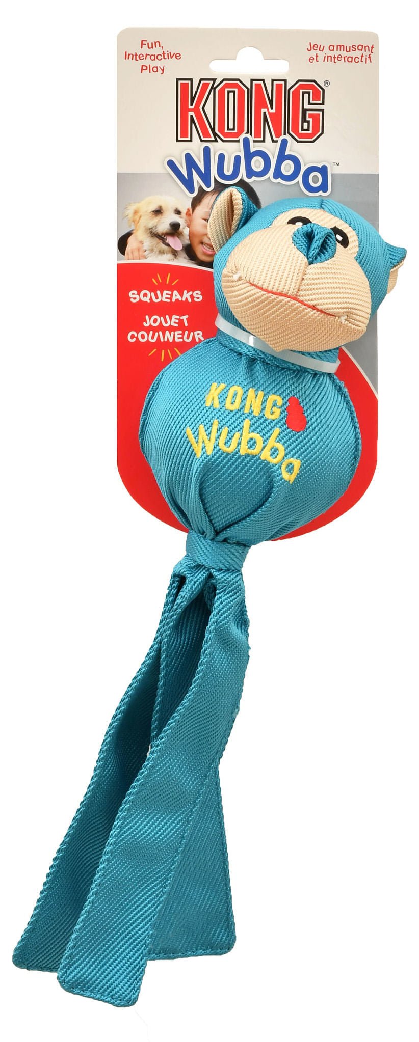 KONG Wubba Ballistic Friends Durable Squeaker Dog Toys Large Assorted 1