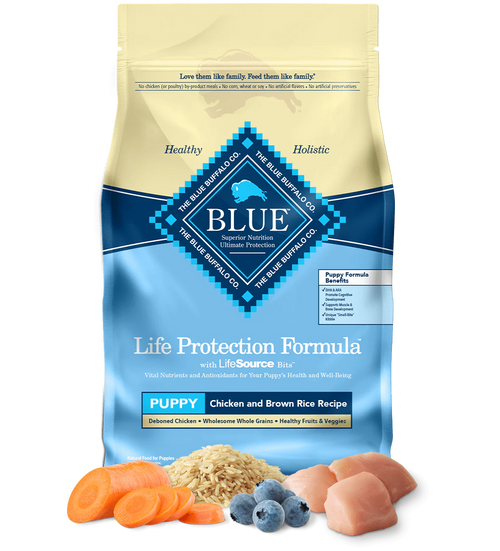 Blue Buffalo Puppy Chicken and Brown Rice Dry Dog Food 30lb