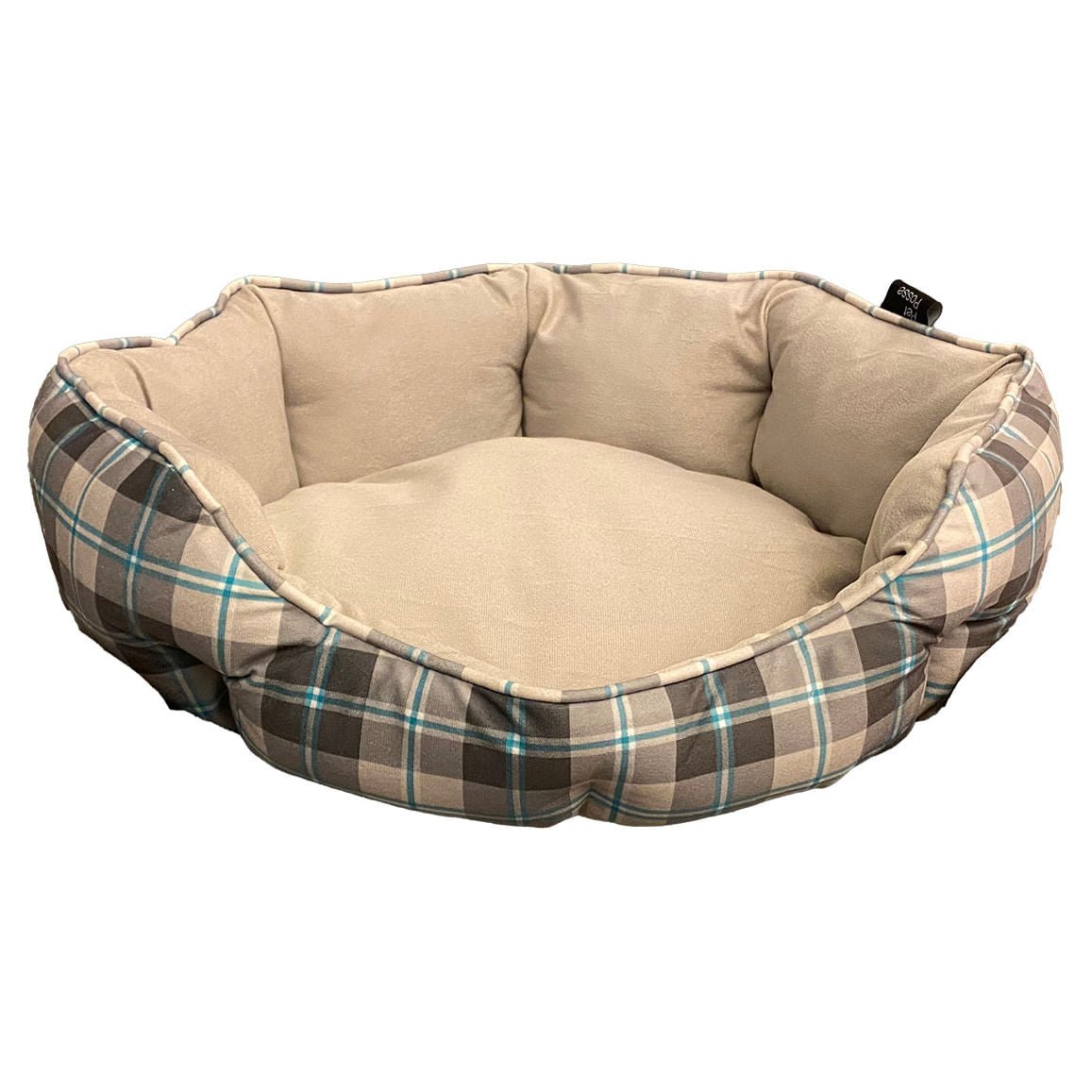 Mink Tufted Euro Cuddler Bed For Dogs & Cats Monument