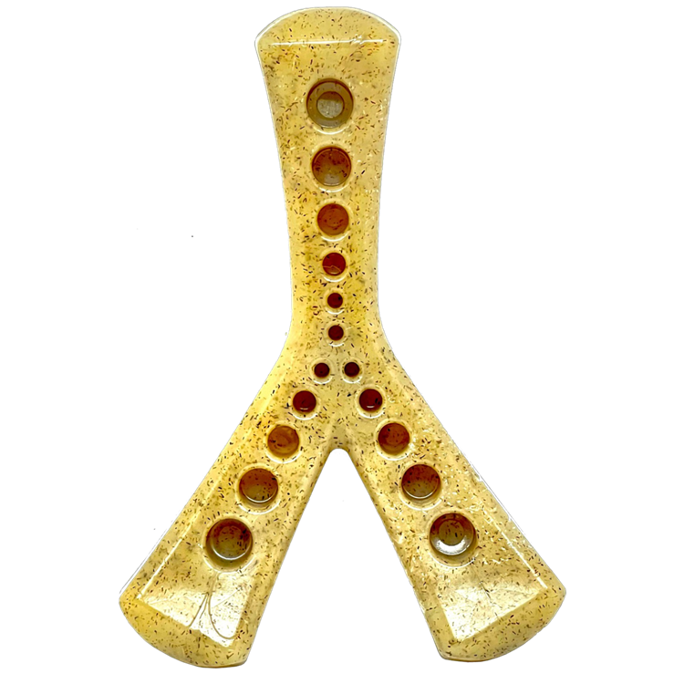 MOD Wishbone Nylon Dog Chew Toy for Aggressive Chewers | USA Made MOD Wishbone Nylon Dog Bone - Medium