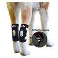 NeoAlly Dog Rear Leg Hock Brace with Safety Reflective Straps for Small Dogs [Short Version] Pair