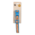 Nylon Dog Collar with Embroidered Llama Design, Adjustable, Comfortable & Secure Fit Medium