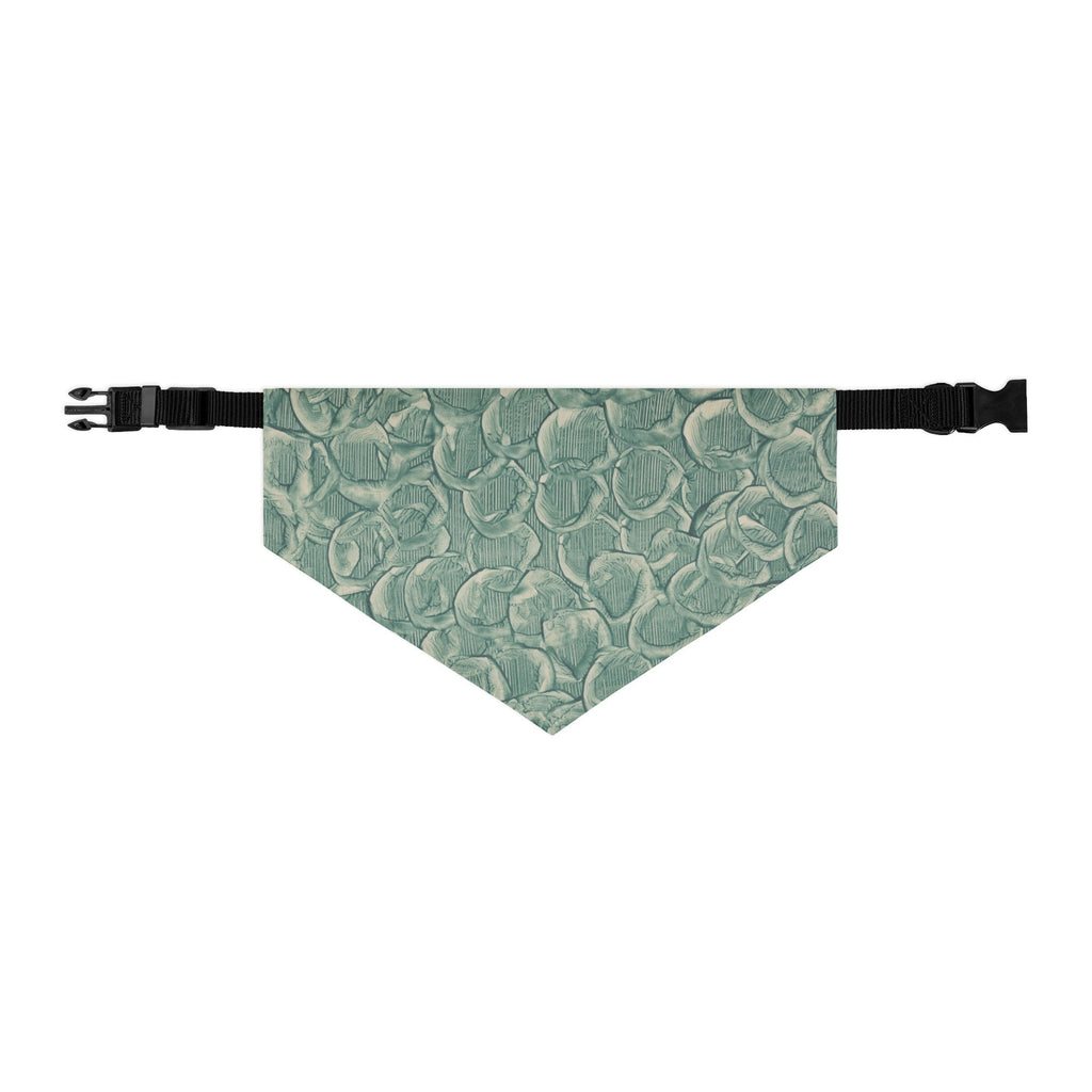 Sebastian & Clementine Green Paint Bandana Collar for Dogs and Cats