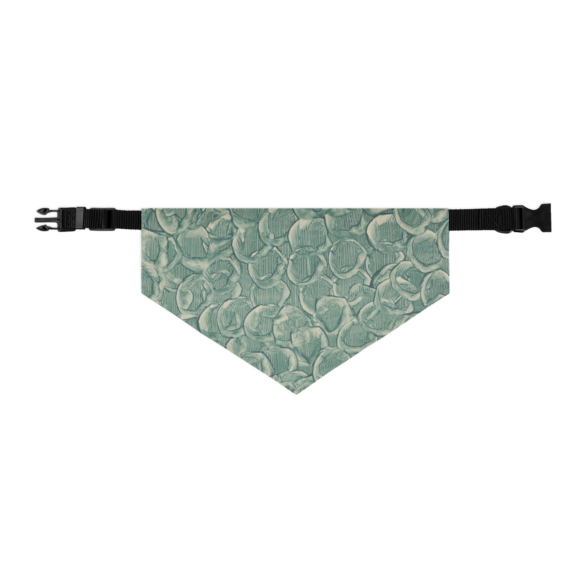 Sebastian & Clementine Green Paint Bandana Collar for Dogs and Cats